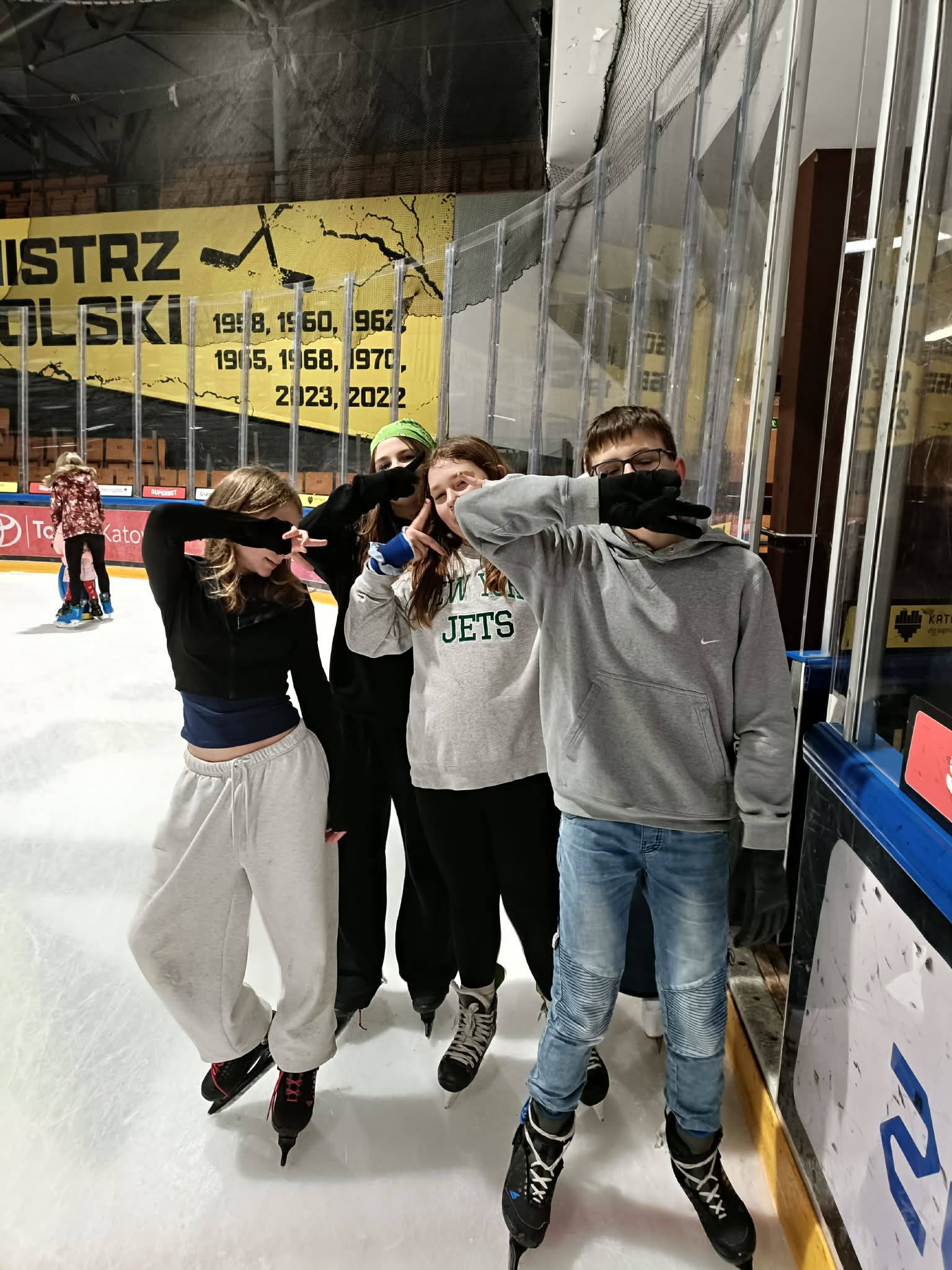 Ślizgawka na katowickim Spodku